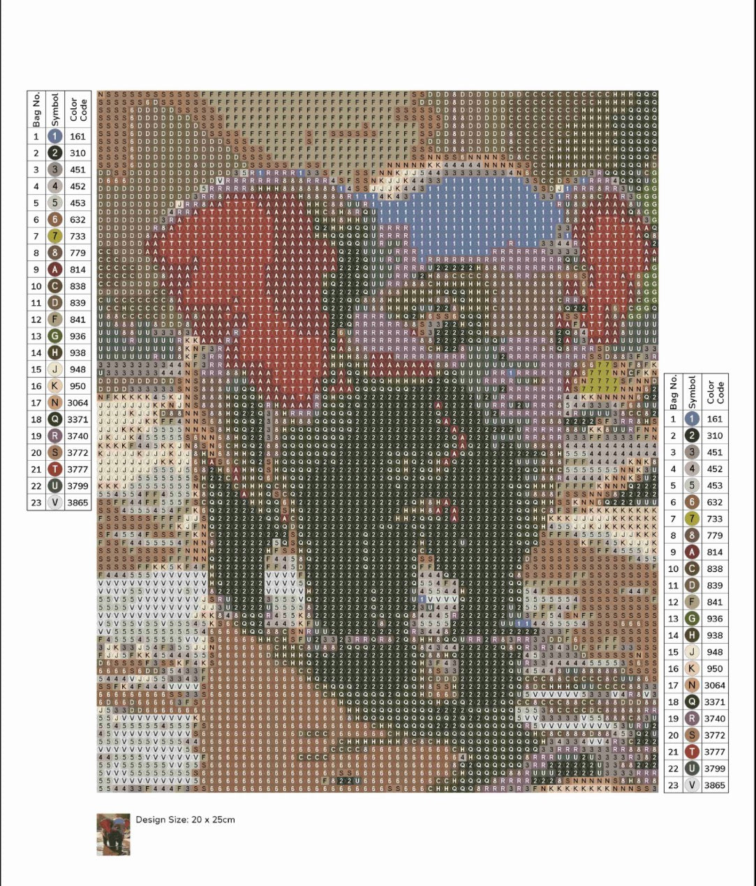 Diamant painting pour enfants +8 ans petit éléphanteau 20x25 cm perles rondes 30 couleurs