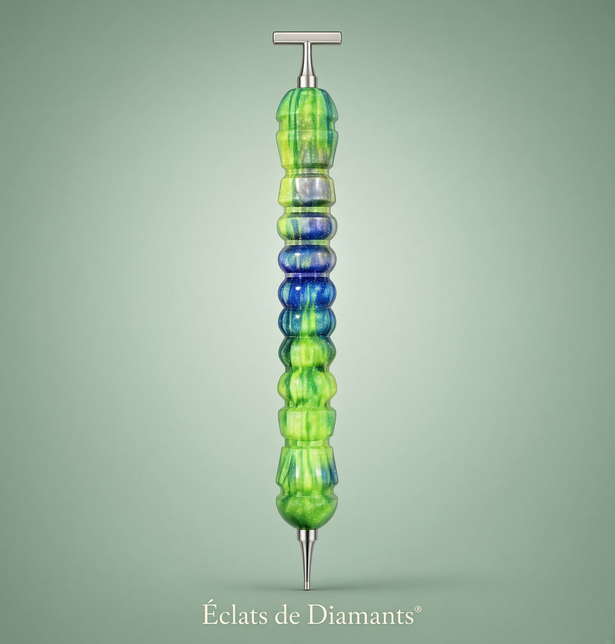 Stylet vert océan 💎 collection Éclats de gemmes