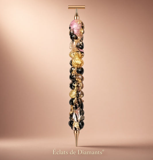 Stylet Ambre & minéral 💎 collection: éclats de gemmes✍️
