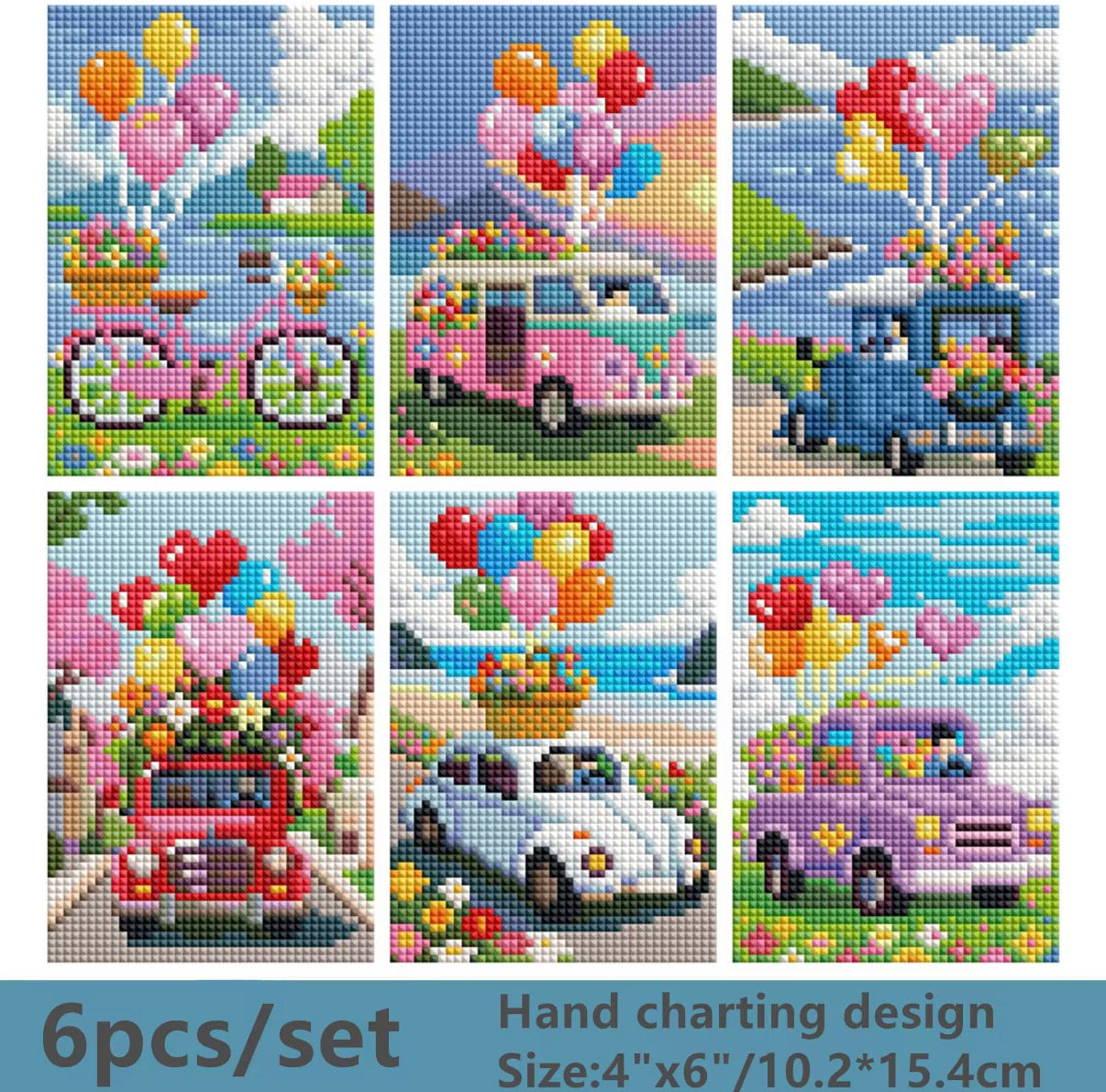 Toile voitures 🚗 pack de 6 disponibles en stock limité