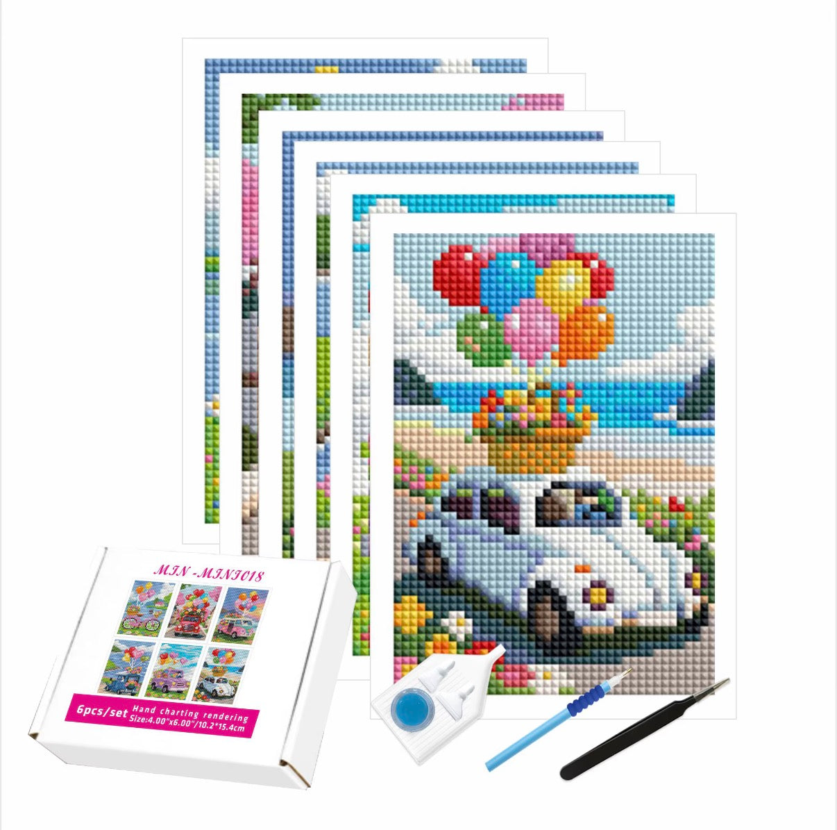Toile voitures 🚗 pack de 6 disponibles en stock limité