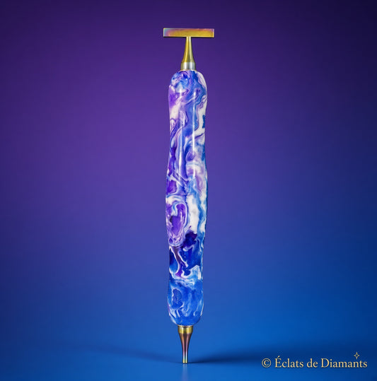 Stylet cuty tools petit format, nuances bleue et violettes. Aucun embouts fournis⚠️