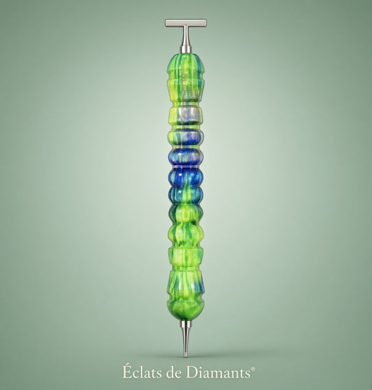Stylet vert océan 💎 collection Éclats de gemmes