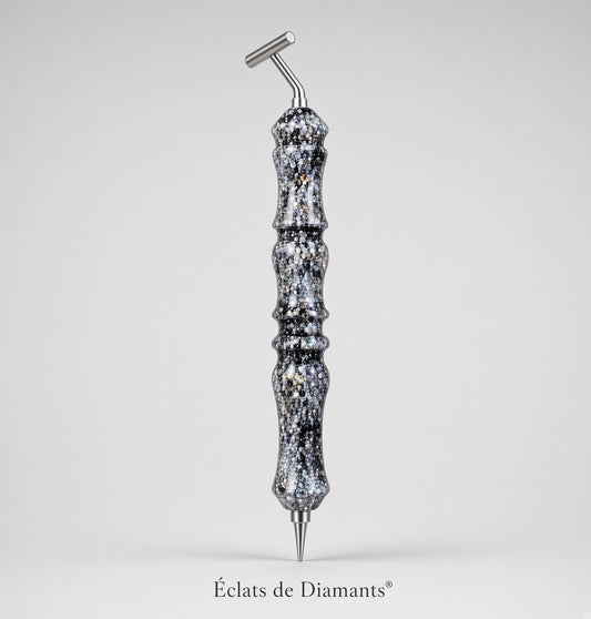 Stylet argent coudé 💎 Collection Eclats de gemmes
