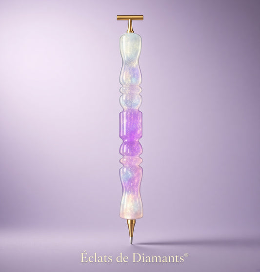 Stylet opale violette 💜 Collection Eclats de gemmes 💎